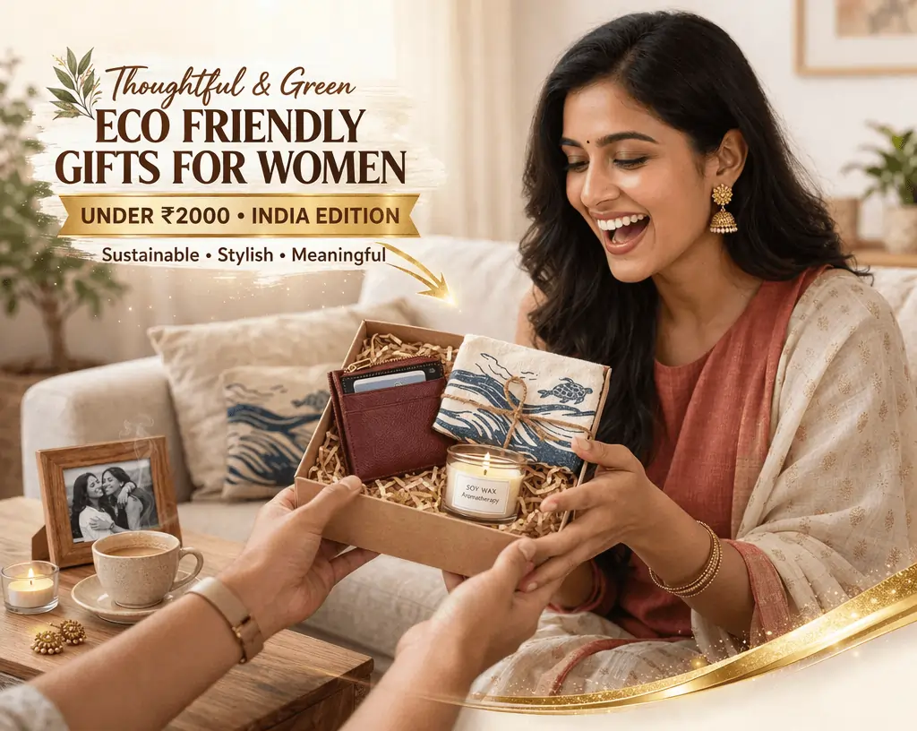 eco friendly gifts for women under 2000 in India